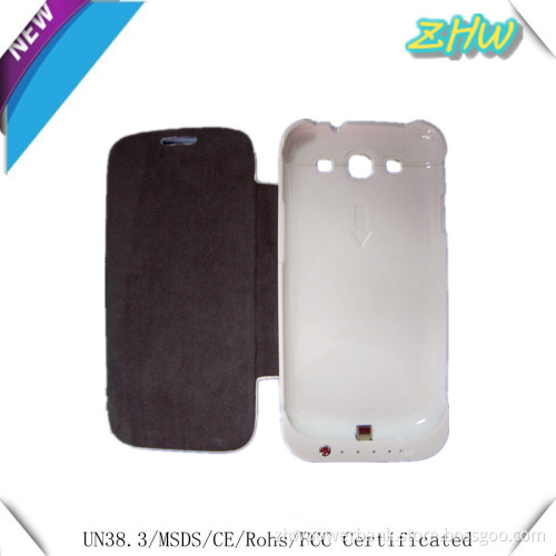 3200mAh Portable Backup Battery with Leather Case for Samsung Galaxy Siii (I9300-3200)